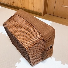 【値下げします】整理バスケット(茶色)の画像