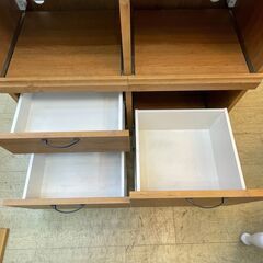 B-COMPANY/ビーカンパニー (ユーアイ) コチーナ キッチンボード 幅90cm 食器棚 カップボード 北欧 タイル天板 ★買取帝国 朝霞店