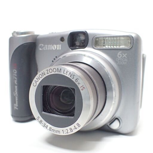 D409 CANON A710IS 単3電池駆動 デジタルカメラ コンデジ