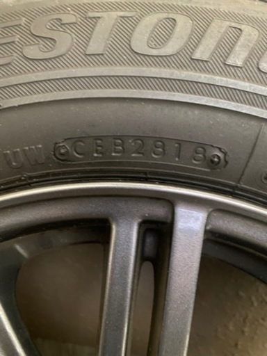 165/70R14★ブリヂストン★VRX スタッドレスタイヤ4本セットホイール付