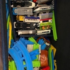 商談中　プラレール 車両と線路セット　販売価格3000円の画像