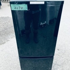 2070番 三菱✨ノンフロン冷凍冷蔵庫✨MR-P15Y-B‼️
