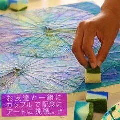 ボタニーペインティング・アクリルペインティングの画像
