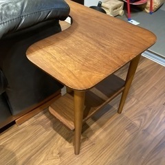 サイドテーブル　ソファ　コーナー　ウッドの画像