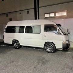 日産　キャラバン　e24 ‼️車椅子移動車‼️走行少ない‼️ブラック🆗の画像