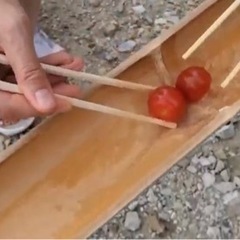 8/11㊗️竹で流し素麺体験✨