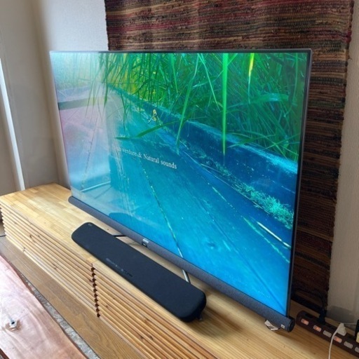 ４Ｋ薄型デザインＴＶ　６５型　　ヤマハ　サウンドバーセット