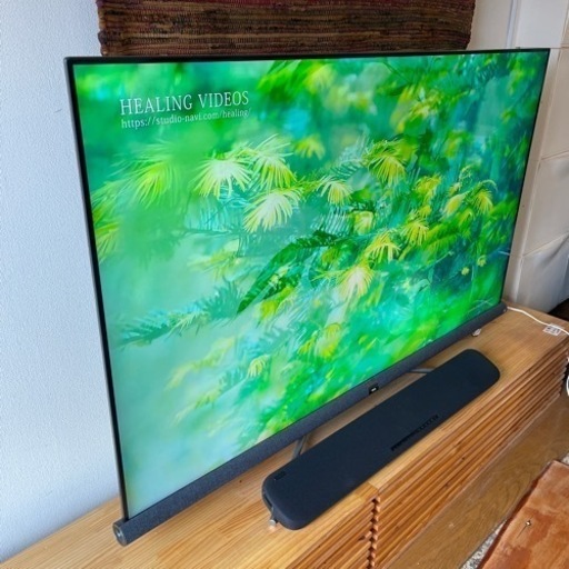 ４Ｋ薄型デザインＴＶ　６５型　　ヤマハ　サウンドバーセット