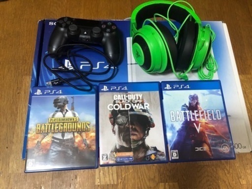 PlayStation4  本体500GB、無線コントローラー、ヘッドセットソフト3点一式