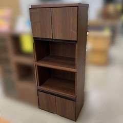 J1480 福岡家具 大川家具 松尾木工 食器棚　キッチンボード　クリーニング済み 