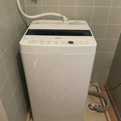 洗濯機　Haier JW-C55D 2020年製の画像