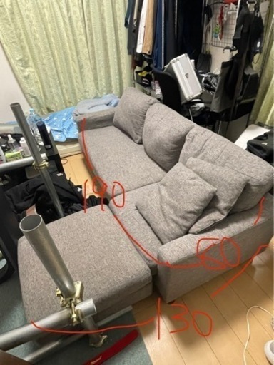 ソファ【3人掛け】
