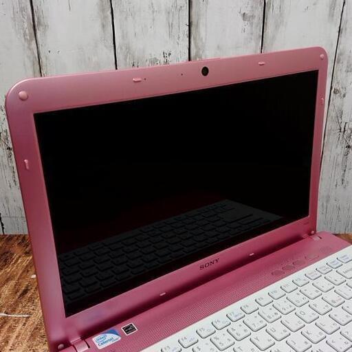 【動作確認済】SONY ノートPC PCG-61A11N SSD 120GB Celeron B810 1.60GHz 14インチ メモリ 6GB パソコン