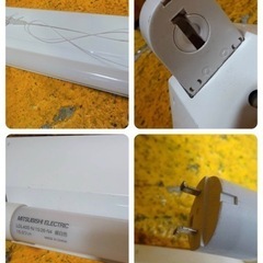 (743-0) 三菱 直管LEDベースライト 直付形 EL-LKV4341B L形ピン LDL40ランプ付き 中古 店舗 オフィス 照明器具 在庫数台有り の画像