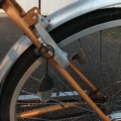 イエロー　自転車本体の画像