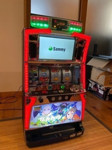 パチスロ実機　エウレカセブン　初代　コイン不要機　引取り