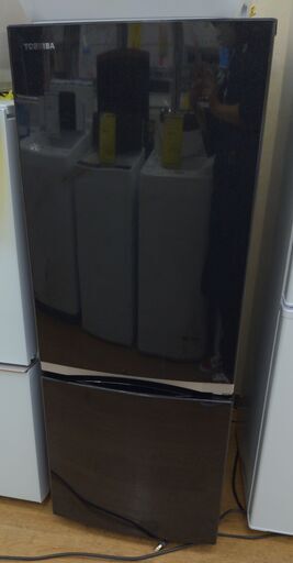 東芝 2ドア冷蔵庫 GR-P15BS 2018年製　ag-kd057