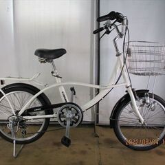 C125　★　10000円スタート★　ミニベロ 【アサヒ　Loisr　白　20インチ 】