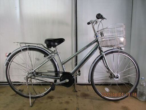 C130　限定特価　整備済み★ブリヂストン　アルベルトロイヤル★ 中古自転車 【シルバー　26インチ 】
