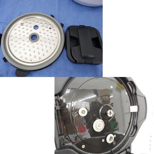 SHARP ヘルシオ ホットクック 2019年製 2.4L KN-HW24E ホワイト 2～6人用 水なし 自動調理鍋 無線LAN対応 シャープ 西岡店