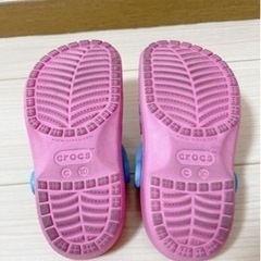 お値下げ　クロックス　花柄の画像