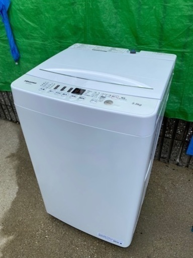 お薦め品‼️高年式‼️分解洗浄済み‼️ハイセンス洗濯機5.5kg 2021年