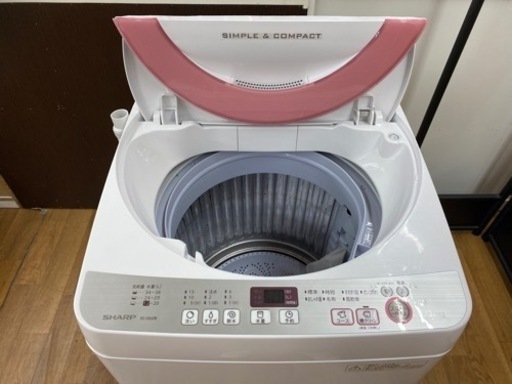 I470 ★ SHARP 洗濯機 （6.0㎏）★ 2016年製 ⭐動作確認済⭐クリーニング済