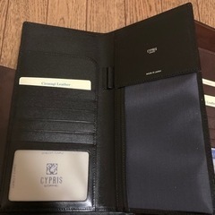 70%OFF！日本製新品未使用CYPRISキプリスcirasagireatherシラサギレザー財布パスポートケースの画像