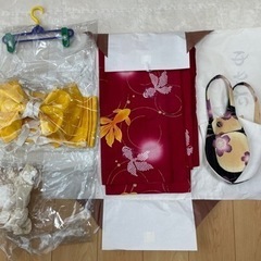 浴衣　9号(M)  バッグ付き