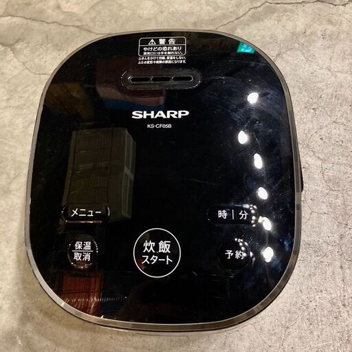 ✨期間限定・特別価格✨シャープ／SHARP マイコン炊飯器 3合炊き 2020年製 KS-CF05B-B 中古家電 ブラック