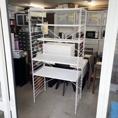 【美品‼️】お洒落♪ 90cm幅ユニットシェルフ ラック 多目的...