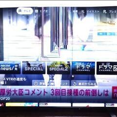 テレビ レグザ55Ｖ型M550K 2021年モデル 画面割れ