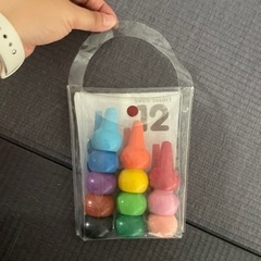  baby クレヨン　12色の画像