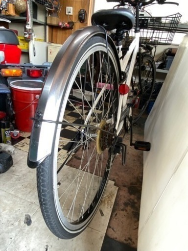 自転車　27インチ　シティサイクル　