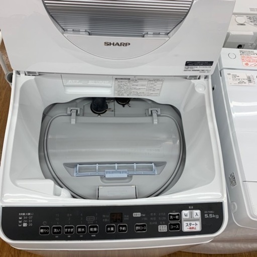 SHARP 縦型洗濯乾燥機　2021年製