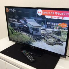 （8/11受渡済）JT5005【Panasonic/パナソニック 32インチ液晶テレビ】美品 2018年製 VIERA TH-32F300 家電 映像機器 テレビ