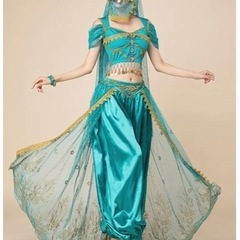 ★新品★ アラビアン　ジャスミン風　コスプレ　衣装　ベリーダンス  ７点　Mの画像