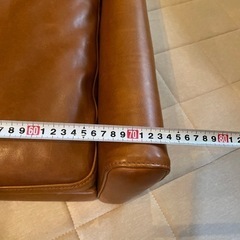 ペット専用　本革ソファの画像