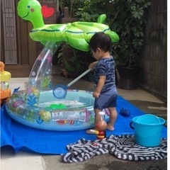 【取引中】子供用プールの画像