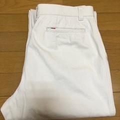メンズ　レナウン　パンツ　白の画像
