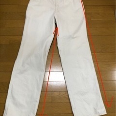 メンズ　レナウン　パンツ　白の画像