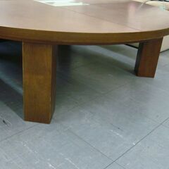 【直接取引】カトミ　円形家具調こたつテーブル　￥4.928税込の画像