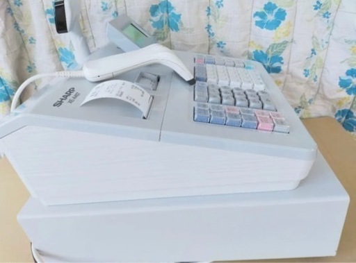 SHARP　レジスターXE-A407　PC連携型スキャナー付き　n2055