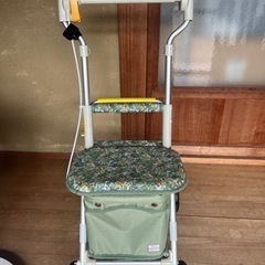 シルバーカー　ライトミニＮ　花柄　押し車