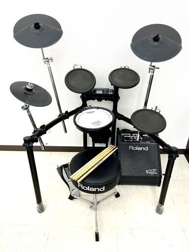 北海道 千歳市/恵庭市 近郊配送可能 Roland/ローランド V-Drum 電子ドラムセット TD-4 パーソナルモニターPM-10セット