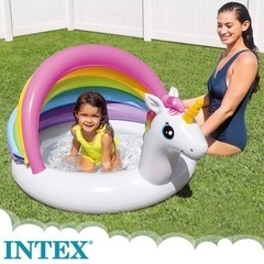 INTEX ユニコーン ビニールプール