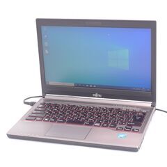中古良品 日本製 13.3型 ノートパソコン 富士通 E736/...