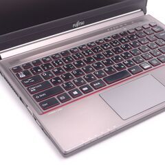 中古良品 日本製 13.3型 ノートパソコン 富士通 E736/M Wi-Fi有 第6世代 Celeron 8GB DVDRW 無線 Bluetooth Windows10 Officeの画像