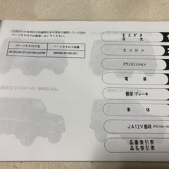 ジムニー　JA12 660 スズキ  パーツカタログの画像