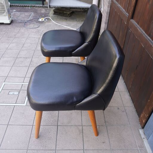 人気のunico(ウニコ)のRICK(リック) アームレスダイニングチェアー2脚